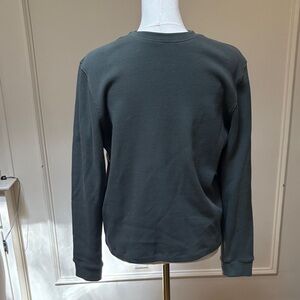 Lululemon Cotton-blend Waffle Knit Long-Sleeve Shirt Mens Small